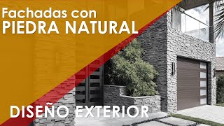 12 FACHADAS CON PIEDRAS NATURALES Uso beneficios y ventajas de la piedra natural en las fachadas [upl. by Dielle119]