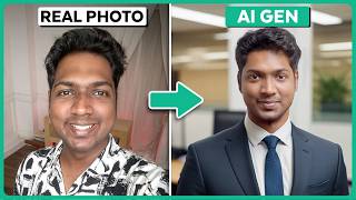 How to Create Professional LinkedIn Profile Picture with AI [upl. by Peednam]