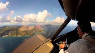 Approach and Landing at BVI [upl. by Vanden]