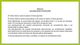 Salario Base de Cotización Seguro Social e Infonavit [upl. by Thistle]