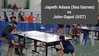 Japeth Adasa Sea Games Team vs John Gapol of UST Championship Match National Invitation [upl. by Bucher]