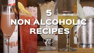 Our Top 5 NonAlcoholic Cocktail Recipes  Alcohol Free Recipes  Mixology Guide [upl. by Ltsyrk242]