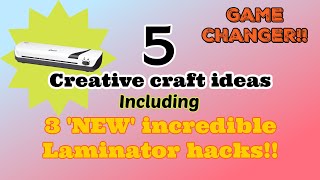 💥3 NEW INCREDIBLE Laminator HACKS 💥GAME CHANGER😯 [upl. by Chae114]