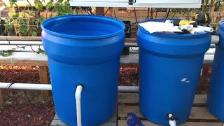 Aquaponics Vlog Mineralization Tank Build or what can go wrong now [upl. by Niven]