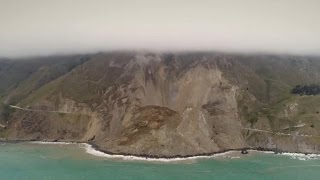 Drone video shows impact of landslide damage to iconic Calif highway [upl. by Cutlor703]