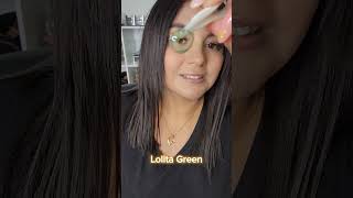 Lolita Green Meetone Pupilentescontact lenses 🥰😍 Nuevos Ingresos💖 paratii flypシ contactlenses [upl. by Rentschler]