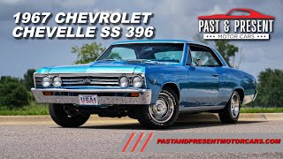 1967 Chevelle SS 396 Marina Blue Blue 4 Spd HT 102224 [upl. by Enasus783]