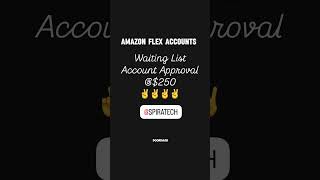 Amazon Flex account activation support details [upl. by Ayikal417]