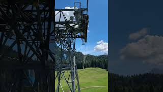 Relaxing cable car trip to Seiser Alm travel visititaly trentino alps dolomiti relax cablecar [upl. by Ambros]