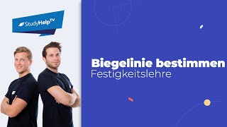 Biegung  Biegelinie  bei statisch bestimmten Systemen 1 Technische Mechanik StudyHelp [upl. by Anal]