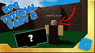 Rpg Development Tutorial Pt2  Roblox Studio Development [upl. by Mackey971]