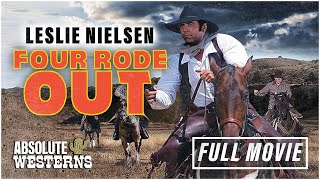 Legendary Leslie Nielsen In Western Movie I Four Rode Out 1969 I Full Movie I Absolute Westerns [upl. by Colan256]