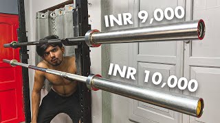 Best Olympic Barbell Under ₹ 10000  Leeway Ostin Bar vs Cockatoo Bar [upl. by Sholem]