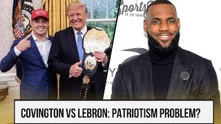 LeBron James Threatened By UFC Fighter Colby Covington Over US National Anthem [upl. by Shumway]