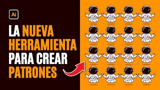 Crea PATRONES AUTOMÁTICAMENTE utilizando la HERRAMIENTA REPETIR CUADRÍCULA en ILLUSTRATOR – Tutorial [upl. by Davida]