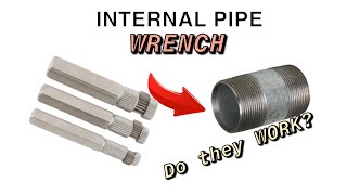 Internal Pipe WrenchDemo 34quot pipe [upl. by Ylrebmek]