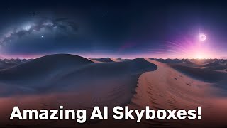 Create a Skybox using AI and import into Unity [upl. by Yuma]