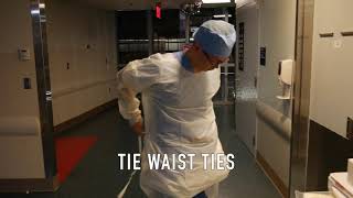 Donning Operating Room PPE NO AUDIO  UPDATED 33020 [upl. by Haldeman901]