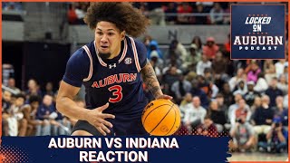 REACTION Auburn basketball vs Indiana Hoosiers [upl. by Jarlathus]