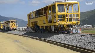 Queensland Rail Southern connection works complete on the Edmonton to Gordonvale project [upl. by Hepsibah]