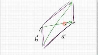 02B9 Parallelogrammidentität Diagonalen eines Parallelogramms [upl. by Neiht]