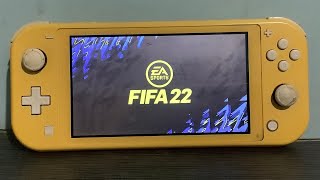 Fifa 22 on nintendo switch lite 🎮  UCL group stage first match [upl. by Ibok32]