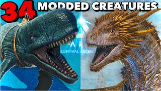 34 Best Modded Creatures In Ark Ascended [upl. by Fanny]