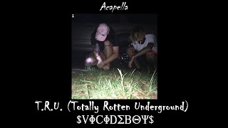 uicideboy  TRU Totally Rotten Underground Acapella [upl. by Xantha]