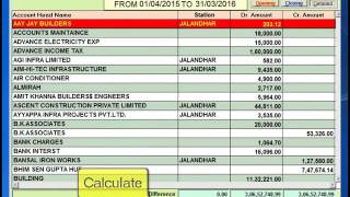 Moneysoft Trial Balance Opening Closing Detailed [upl. by Notak]