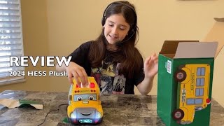 2024 HESS Plush School Bus REVIEW ✅ hesstoytruck ✅ [upl. by Yulma661]