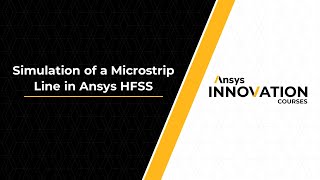 Simulation of a Microstrip Line in Ansys HFSS [upl. by Kannan663]