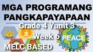 AP 4 Yunit 3 Week6 Programang PangEdukasyon at Pangkapayaan ng BansaMELC Based [upl. by Annauqaj]