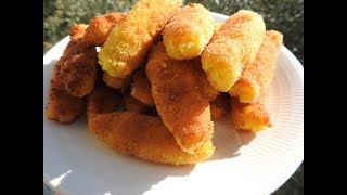 CROCCHETTE DI POLENTA Ricetta Veloce [upl. by Drawe467]