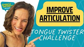 Improve your Articulation Tongue Twister Challenge [upl. by Letisha]