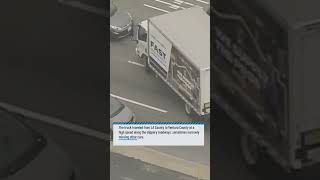 Wrongway driver in stolen box truck weaves through PCH traffic in Malibu [upl. by Eniruam]