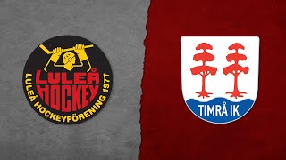 Highlights Luleå Hockey  Timrå IK [upl. by Ayyidas]