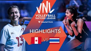 🇨🇦 CAN vs 🇹🇭 THA  Highlights Week 2  Womens VNL 2022 [upl. by Attenad]