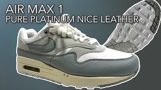 2024 Nike Air Max 1 Pure Platinum Review amp On Feet [upl. by Adalai933]