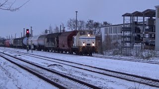 Schneeaufnahmen im Bernburger Dieselrevier im Dezember 2023 [upl. by Eki]