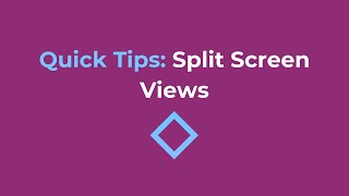 Quick Tips Split Screen Views NoCode [upl. by Enatan]