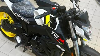 2024 TVS Apache 125 BS7 Launch Soon In India  Price amp Full Review  Specs amp Changes  Apache 125 4V [upl. by Ellicul]