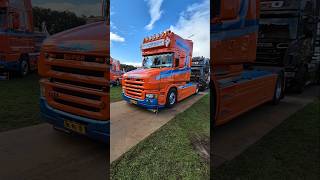 Scania super R500 V8 torpedo truckshow staphorstlichtmis scaniar500 [upl. by Oicnecserc]