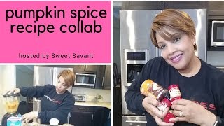 PUMPKIN SPICE RECIPE COLLAB WITH SWEET SAVANT  PUMPKIN SPICE SMOOTHIE CARON1310 [upl. by Tricia]