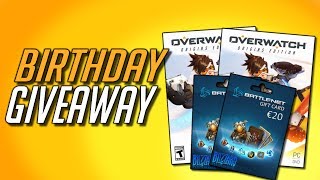 CLOSED Overwatch Birthday Giveaway Origins Edition Battlenet Credit amp More [upl. by Heller673]