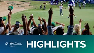 2024 BMW Australian PGA Championship  Round 2 Highlights [upl. by Kerr]