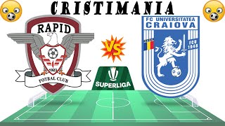 LIVE RAPID BUCURESTI  UNIVERSITATEA CRAIOVA 1948  LIVE STREAM SUPERLIGA ROMANIEI  LIVE CRAIOVA [upl. by Oihsoy]