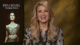 Hilarious Frozens Idina Menzel on Colin Farrell Favorite Disneyland Ride Embarrassing Moments [upl. by Eruza]