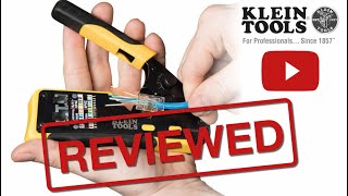 Klein Tools PassThru™ Ratcheting Cable Crimper amp Stripper VDV226 110 Review [upl. by Arocahs926]