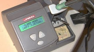 Electronics Equipment review  JBC ad2950 soldering station [upl. by Nylehtak843]