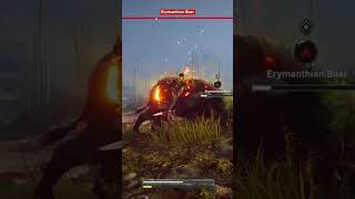 Erymanthian Boar gaming assassian actionadventuregame assassinscreedodyssey [upl. by Eegnat529]